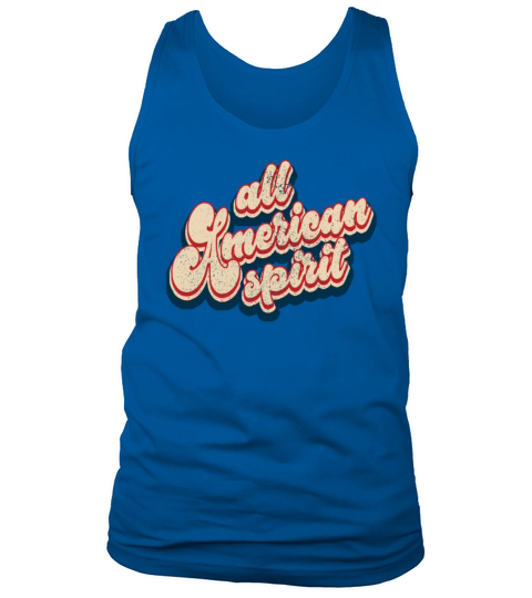 Vintage Classic All American Spirit Patriotic 4th Tank Top Unisex