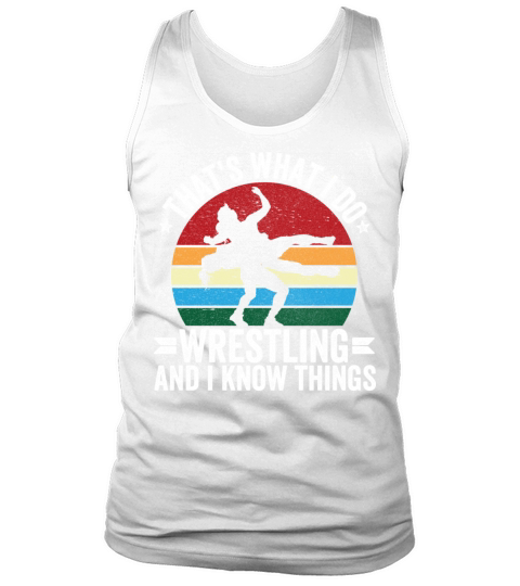 Vintage Wrestling Girl Funny Quote Tank Top Unisex