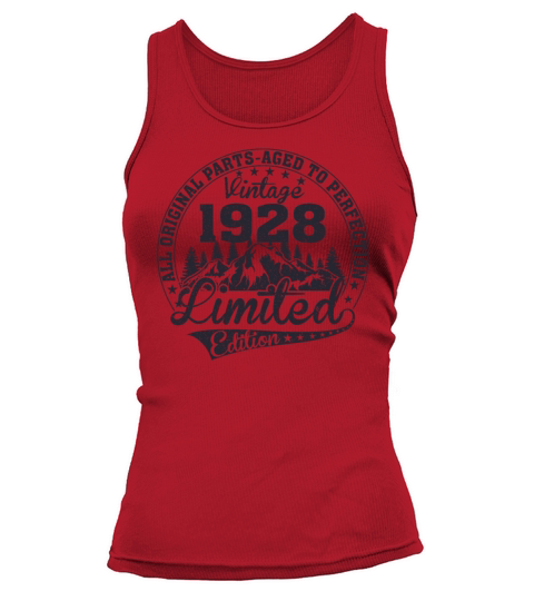 1928 Birthday vintage vintage sloth gift Tank top Woman
