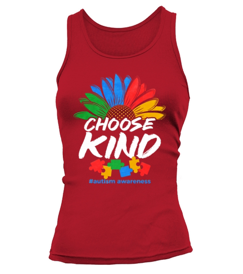 Autismn Choose Kind Autism Awareness Tank top Woman