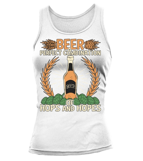 Funny Beer Drinker Saying Hops and Hopes Tank top Woman