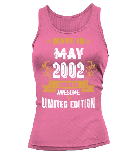 May 2002 Vintage Birthday Present Tank top Woman