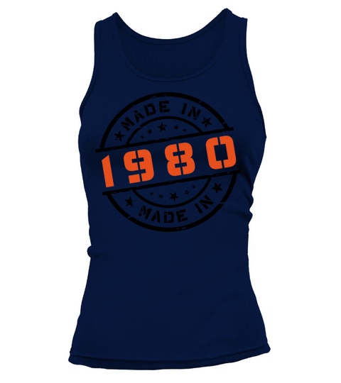 Year of birth Birthday Born In - Made in 1980 Tank top Woman