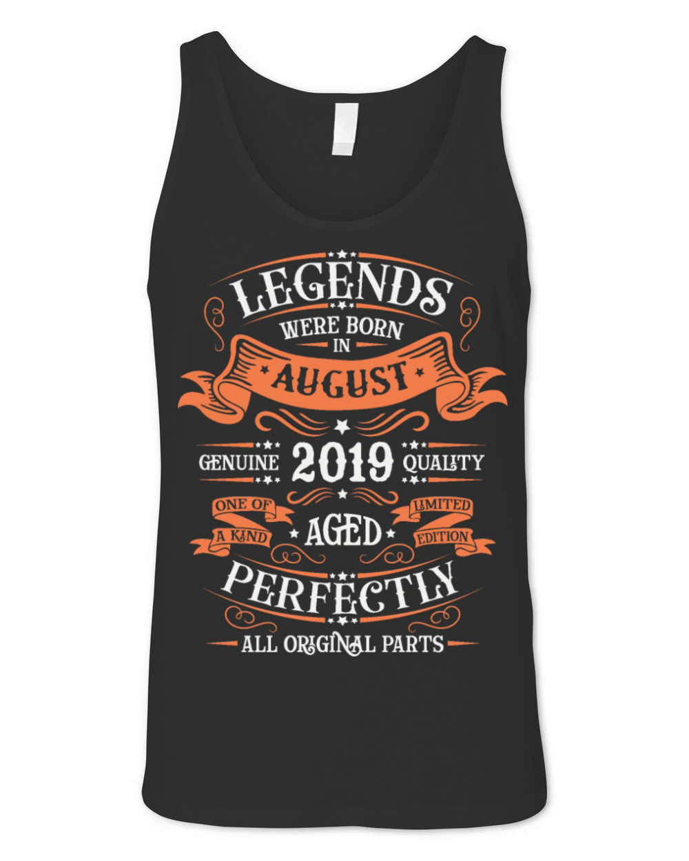 August 2019 anniversary 2019 legends August Unisex Jersey Tank