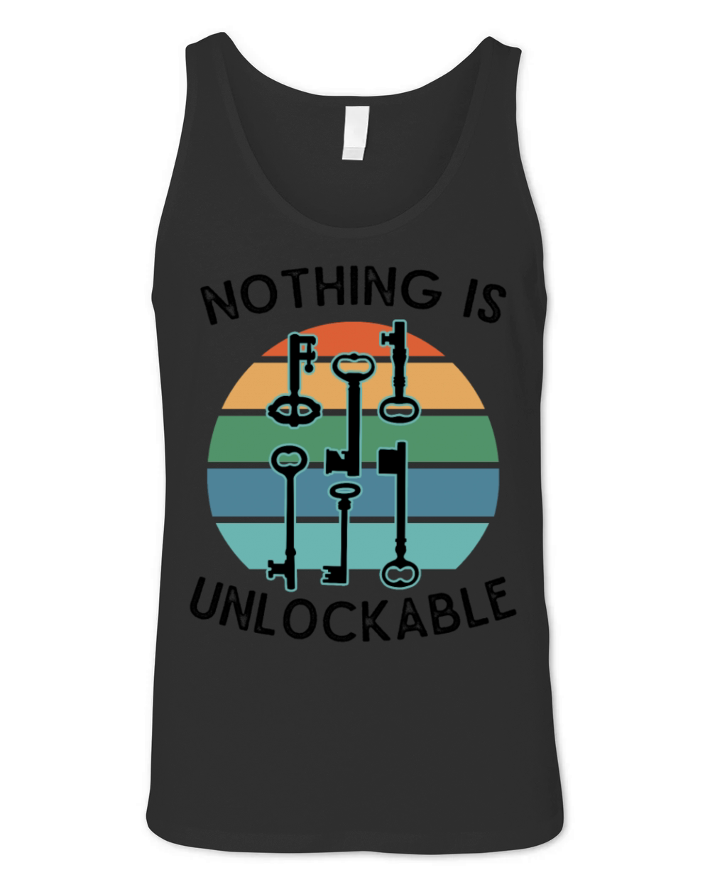 Locksmith Nothing Is Unlockable Pick Tools Unisex Jersey Tank