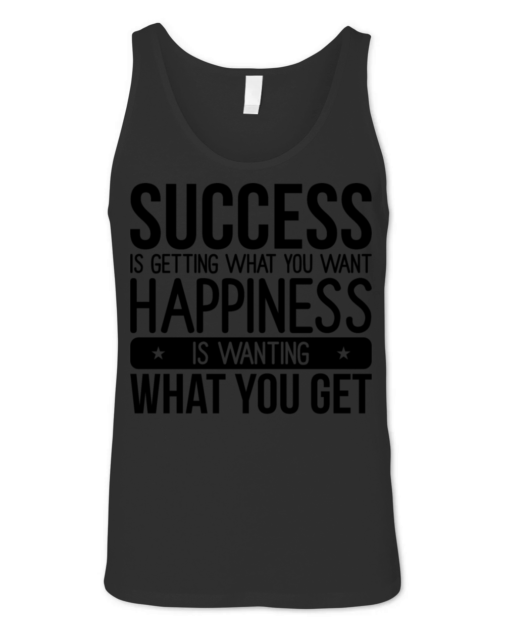 Motivational T-Shirt Design Unisex Jersey Tank