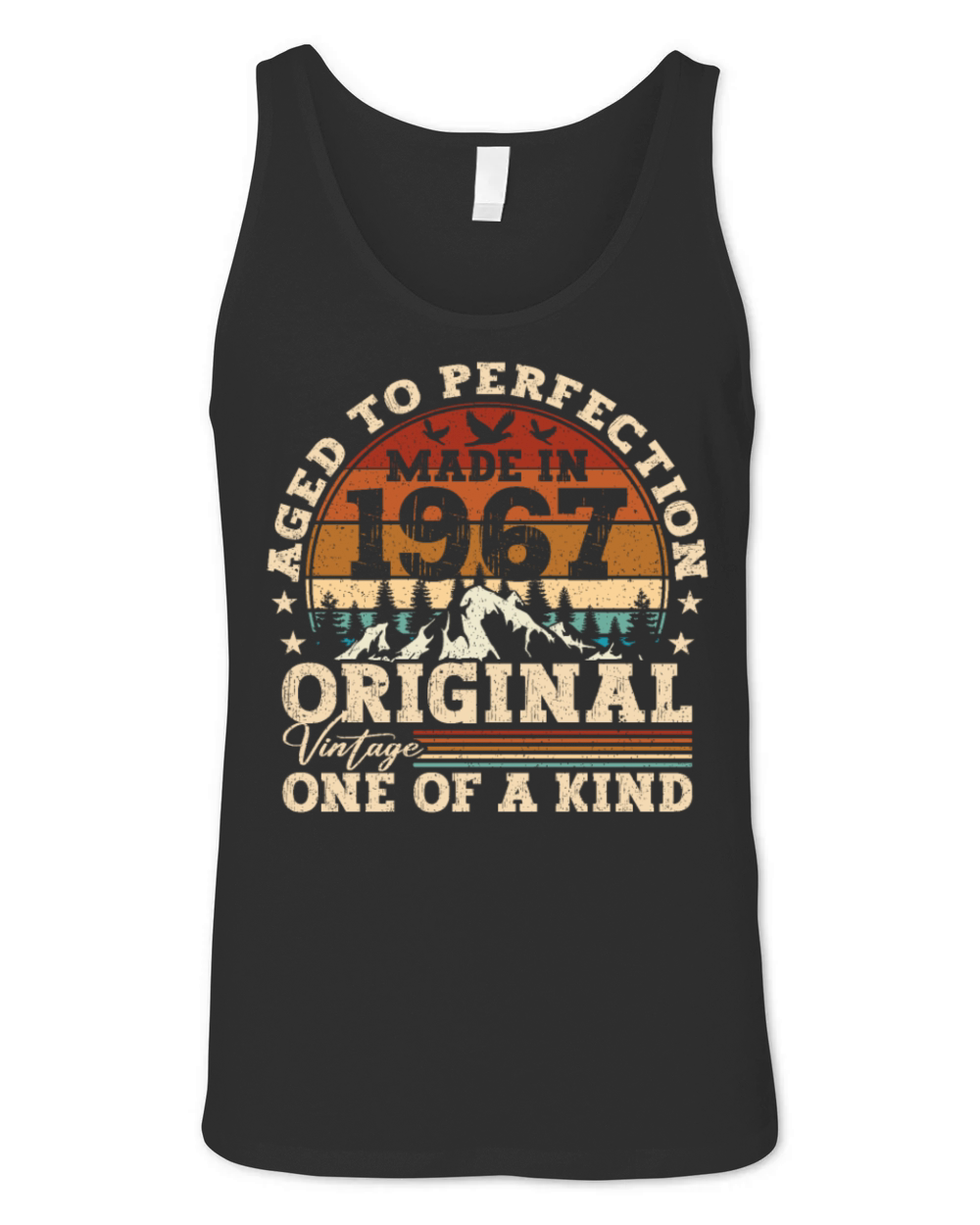 Original 1967 Vintage Vintage Birthday Retro Unisex Jersey Tank