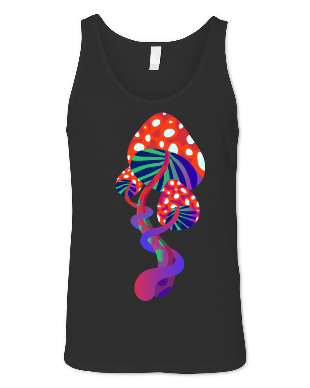 Psychedelic Mushrooms Unisex Jersey Tank