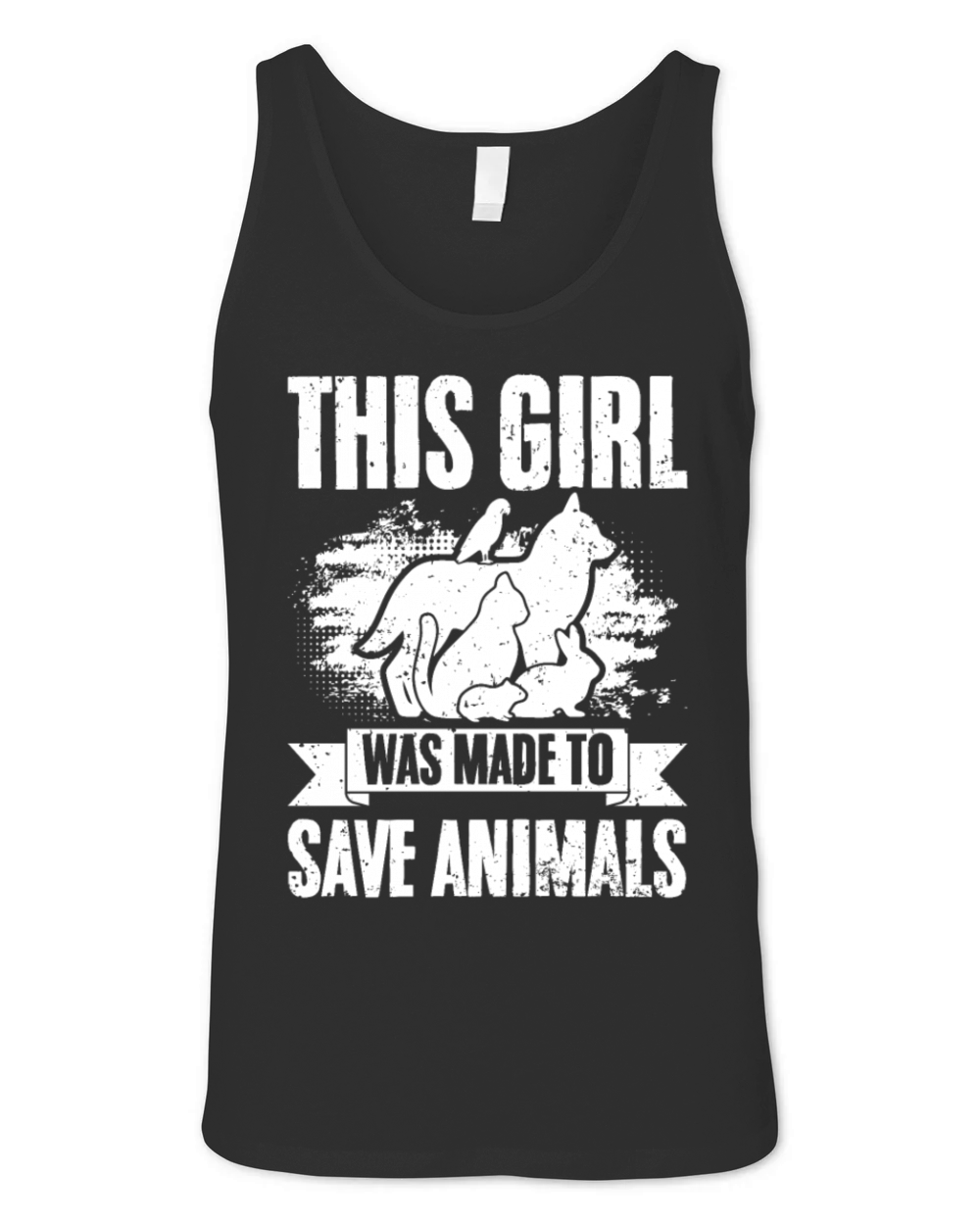 Vintage Veterinary Staff This Girl Was Made To Unisex Jersey Tank