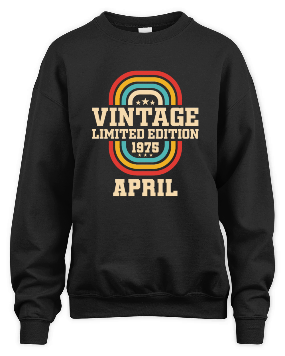 48th birthday April vintage 1975 vintage Unisex Premium Crewneck Sweatshirt