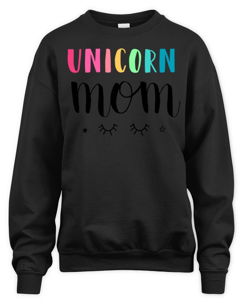 Mom Quotes With Unicorn Design Unisex Premium Crewneck Sweatshirt