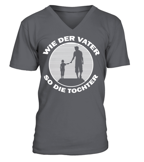 Father daughter gift fathers day V-Neck T-shirt