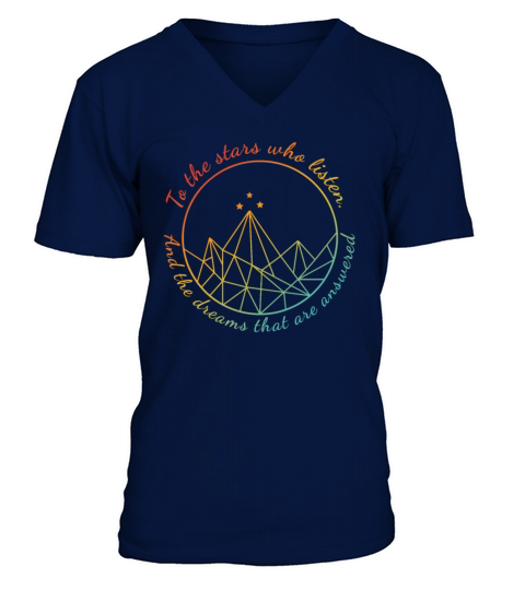 To the stars who listen V-Neck T-shirt