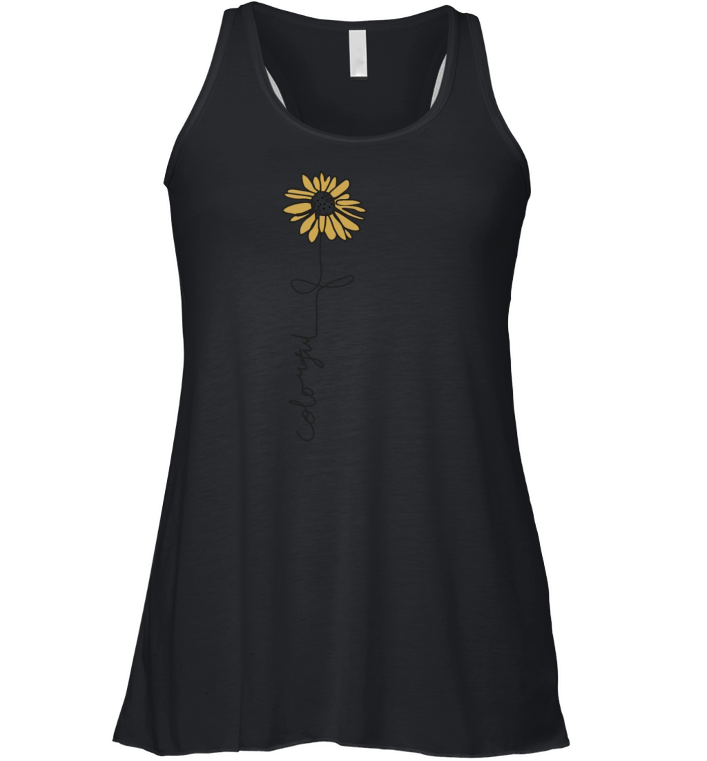colorful Women's Flowy Tank Top