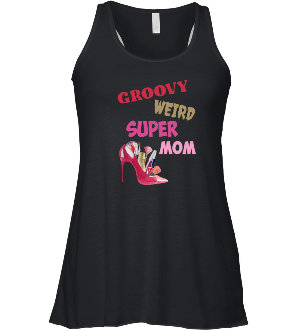 Groovy Weird Super Mom Women's Flowy Tank Top