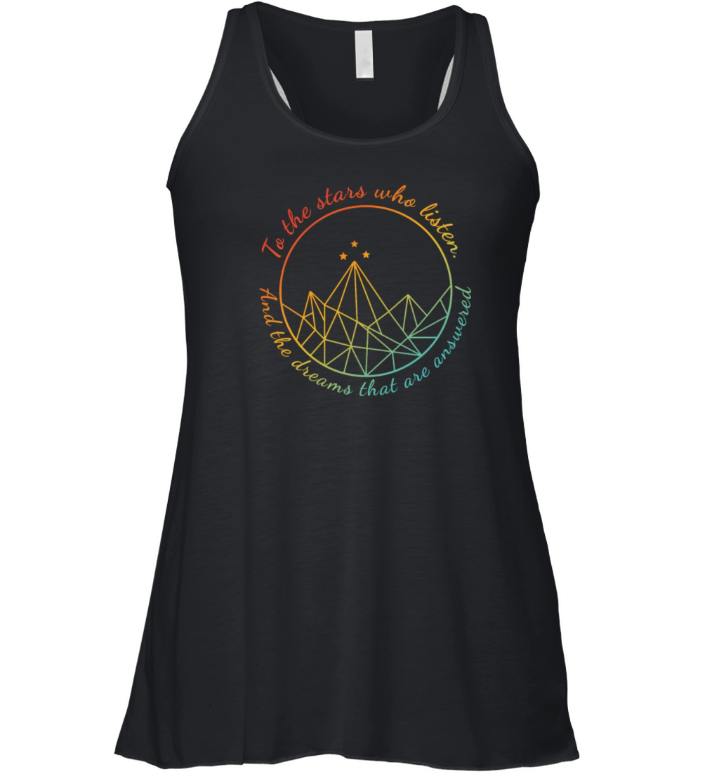 To the stars who listen Women's Flowy Tank Top