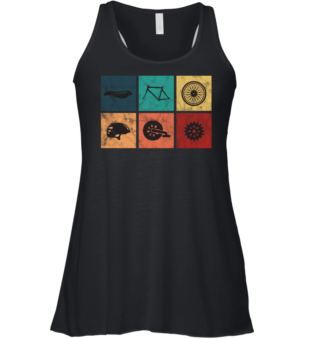 Vintage Bicycle Parts Women's Flowy Tank Top