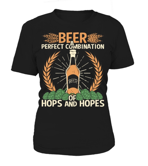 Funny Beer Drinker Saying Hops and Hopes Women's T-Shirt