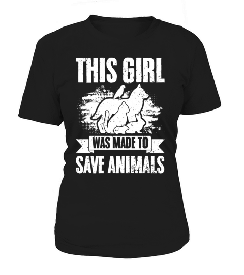 Vintage Veterinary Staff This Girl Was Made To Women's T-Shirt