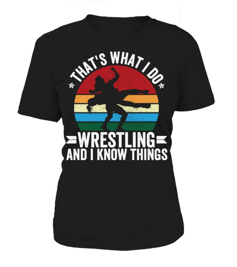 Vintage Wrestling Girl Funny Quote Women's T-Shirt