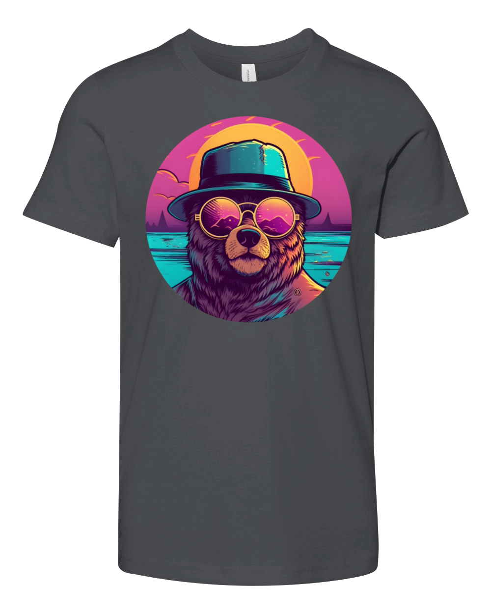 80s 90s Bear Vintage Style Youth Unisex Jersey Tee