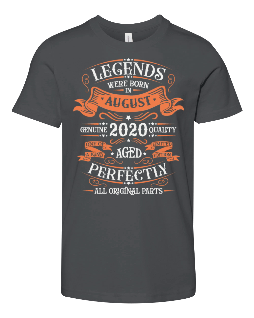 August 2020 anniversary 2020 legends August Youth Unisex Jersey Tee