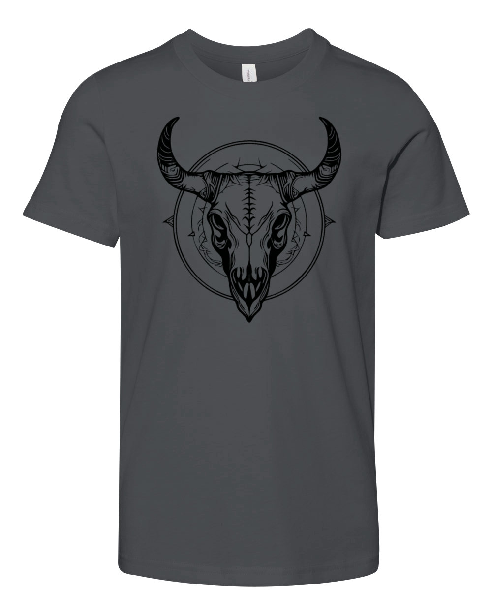 Cow Skull Boho Youth Unisex Jersey Tee