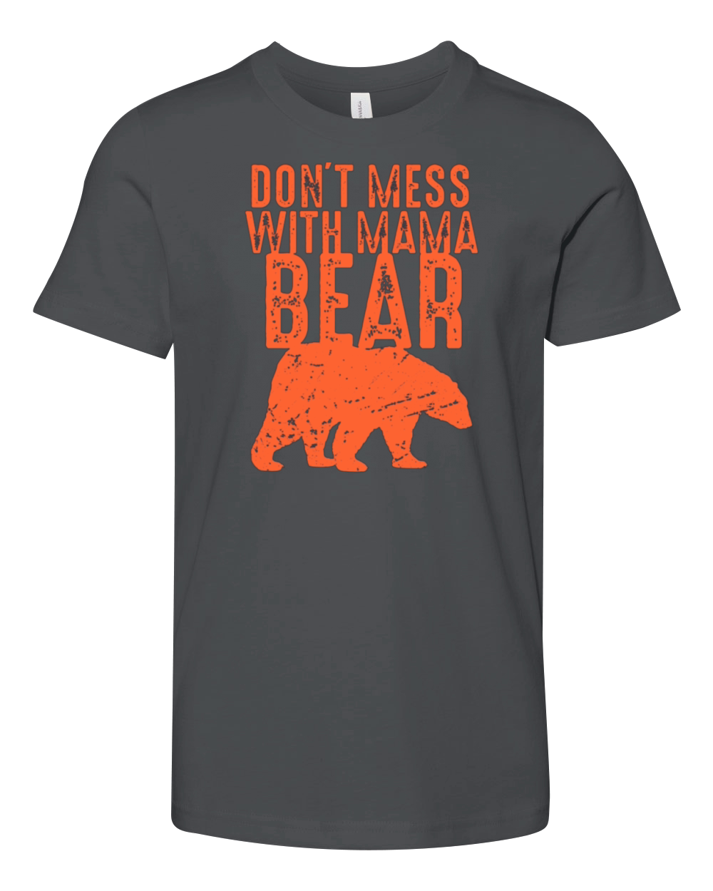 Funny Mama Bear Shirt Dont Mess with Mama Bear Youth Unisex Jersey Tee