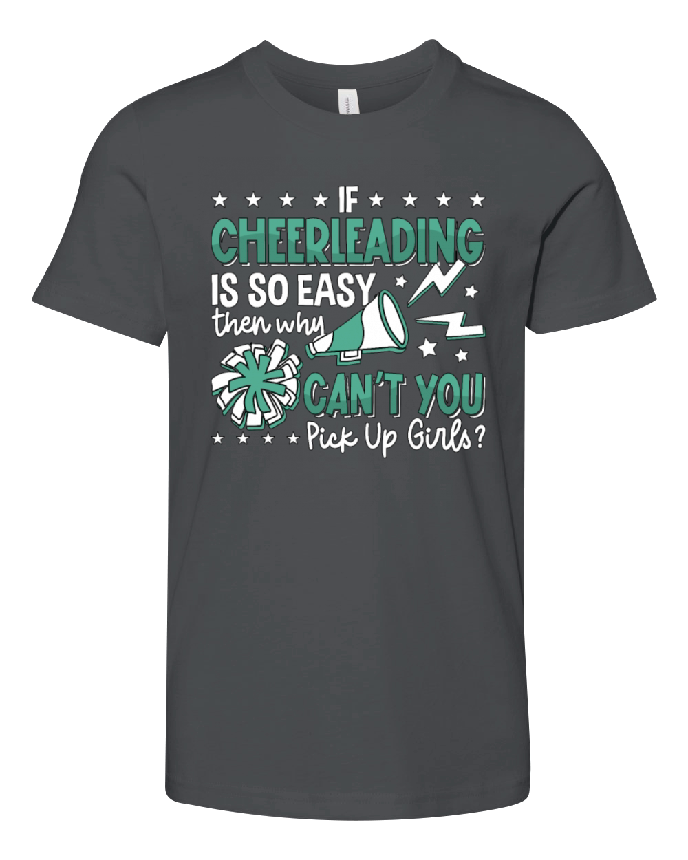 If Cheerleading Is So Easy Cheer Squad Cheerleader Youth Unisex Jersey Tee