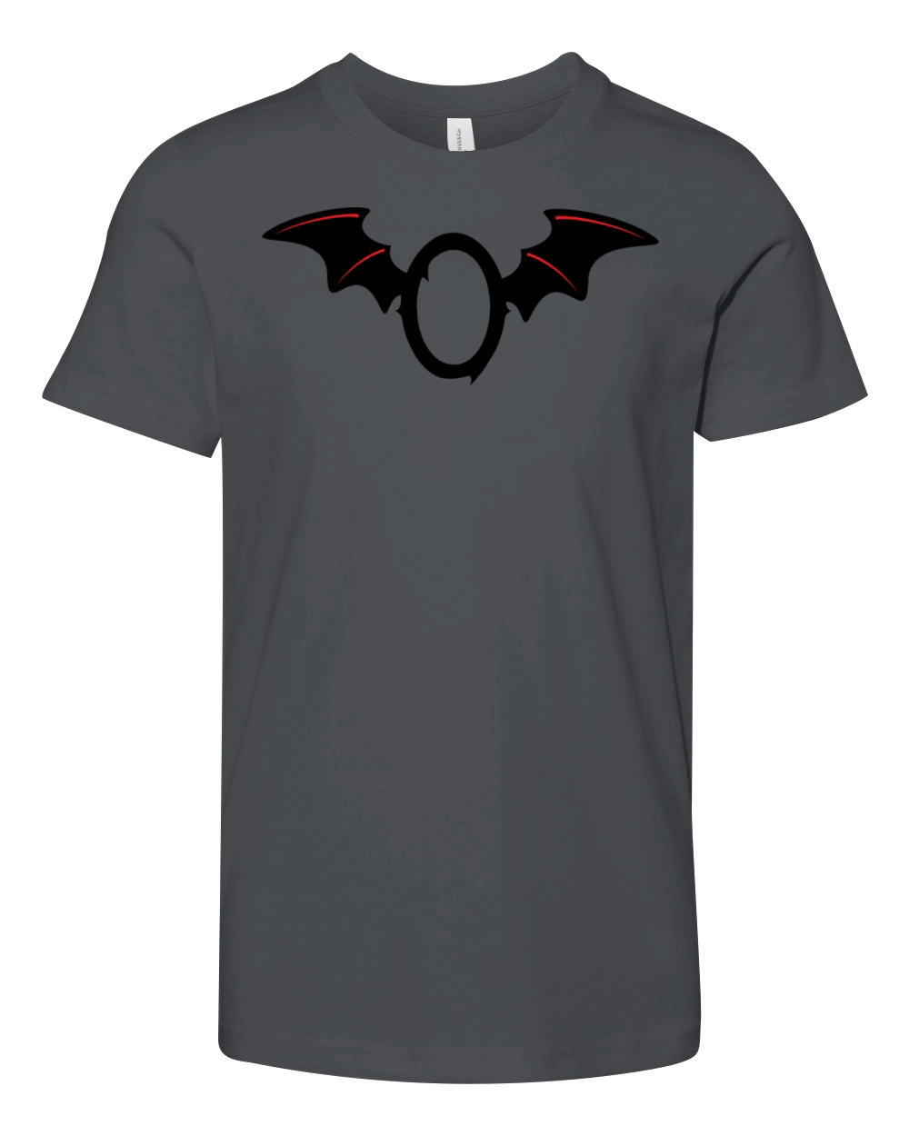 Letter o gothic bat Youth Unisex Jersey Tee