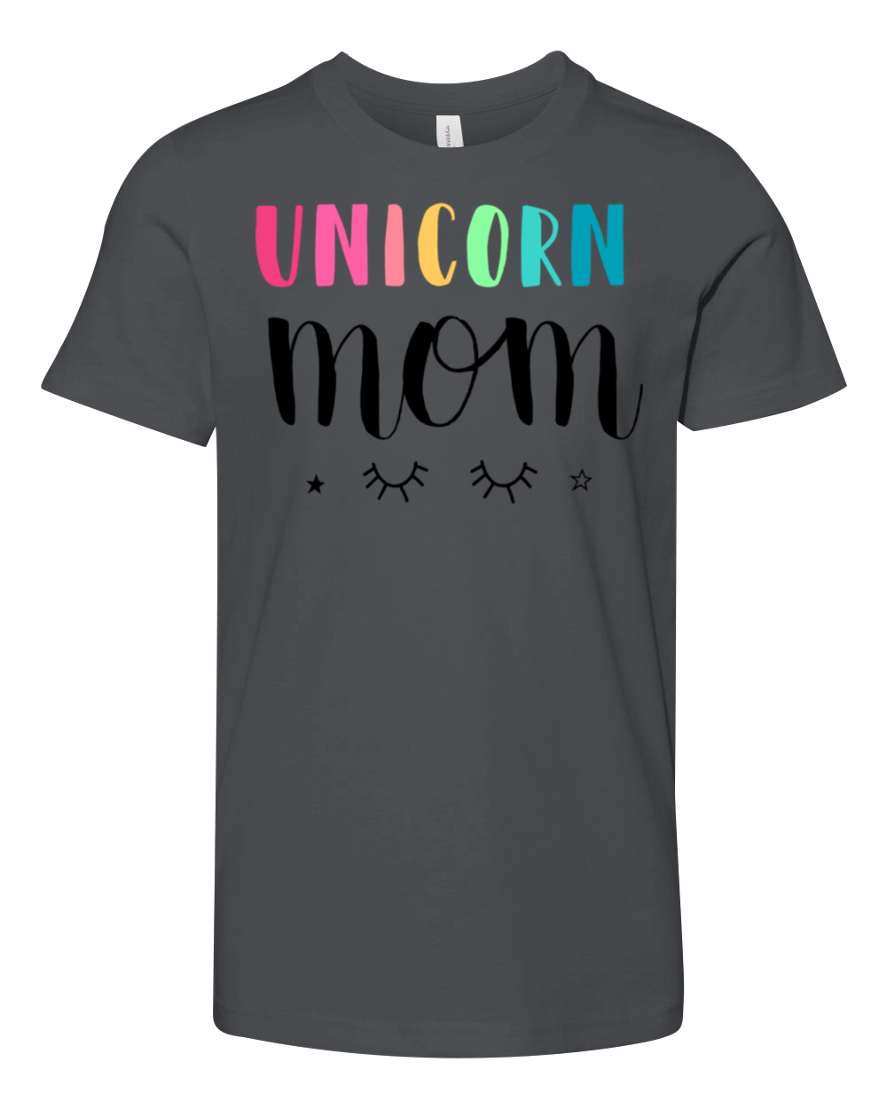 Mom Quotes With Unicorn Design Youth Unisex Jersey Tee