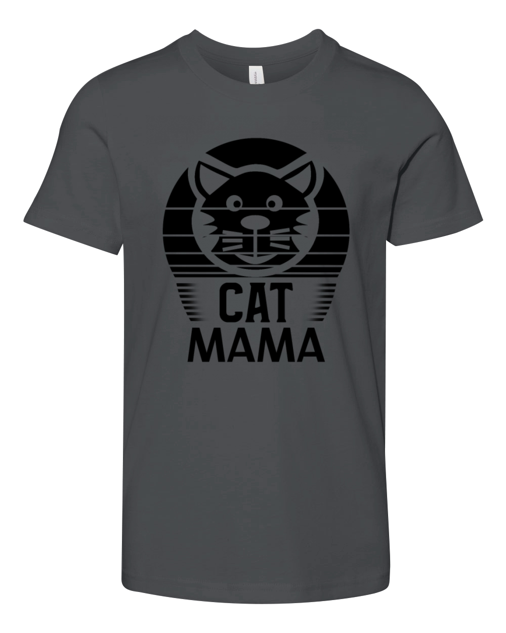 Vintage Cat Mama Shirt Women Funny Cat Mom Retro Youth Unisex Jersey Tee