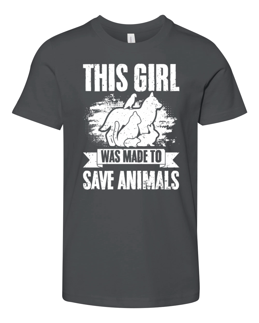 Vintage Veterinary Staff This Girl Was Made To Youth Unisex Jersey Tee