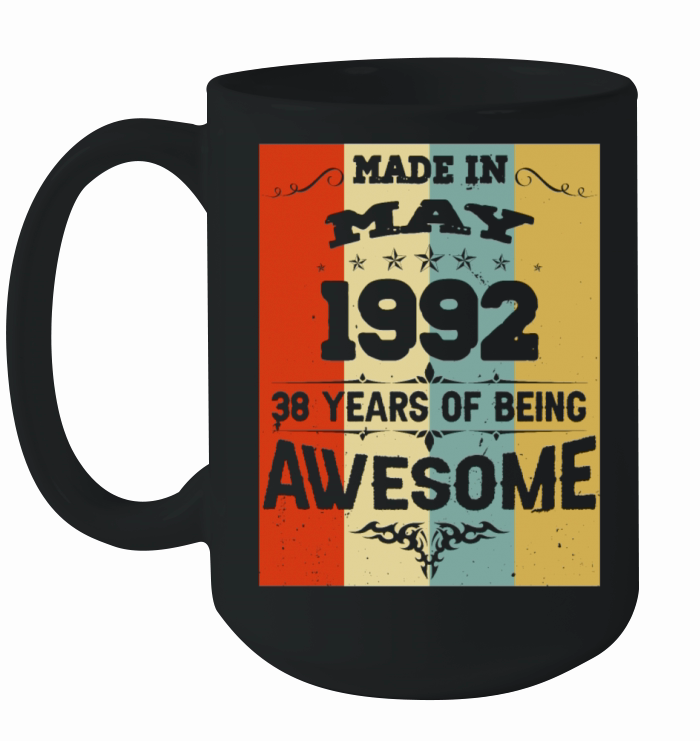 May 1992 Vintage Birthday Present Ceramic Mug