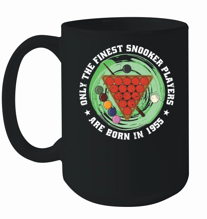 Snooker born in 1955 Vintage Birthday Snooker-game Ceramic Mug