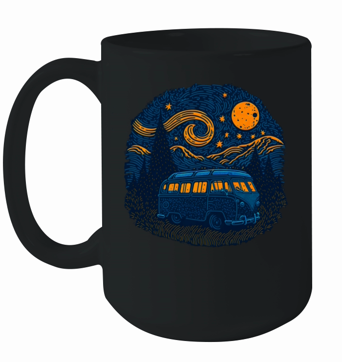 VAN starry night style Ceramic Mug