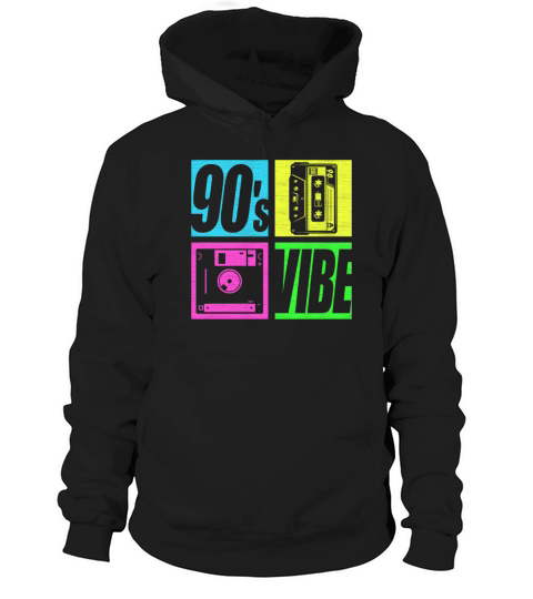 90s Vibe 1990s Fashion 90 Theme Party Nineties Hoodie Unisex