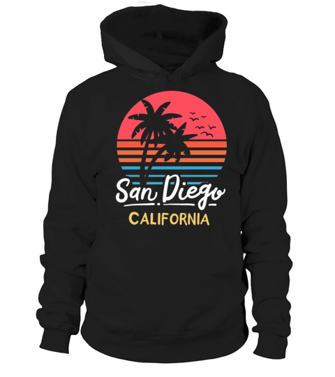 San Diego California Ca Vintage Hoodie Unisex