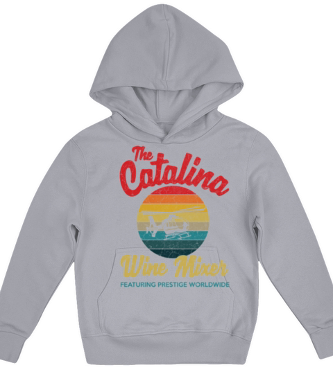 catalina wine mixer vintage retro distressed Ess Kids Hoodie