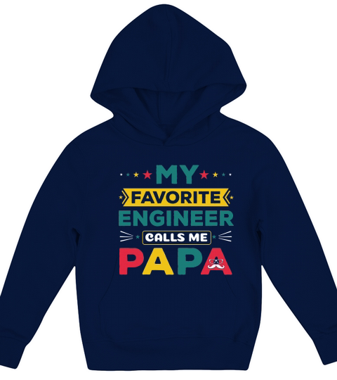My favorite Engineer Calls Me Papa Kids Hoodie