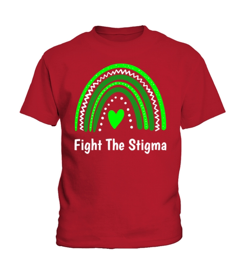 Fight The Stigma Mental Health Awareness Kids T-Shirt