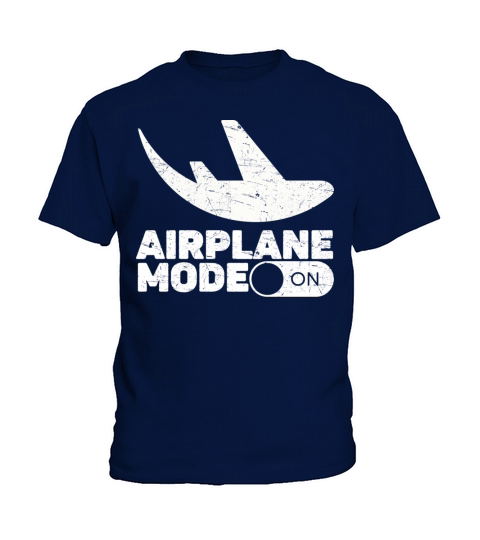 Vintage Airplane Mode On Kids T-Shirt