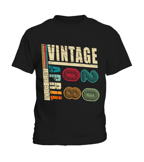 Vintage Birthday Gift Idea April 2008 Kids T-Shirt
