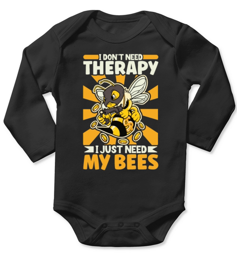 Honey Bee Beekeeping Beekeeper Honeybee Apiary Long Sleeve Baby One-Piece