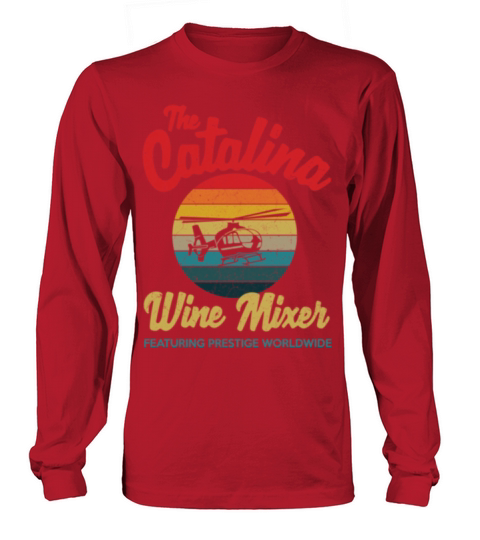 catalina wine mixer vintage retro distressed Ess Long sleeved Unisex