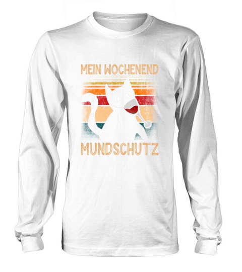 Wine Lover Cat Mouthguard Vintage Red Wine Long sleeved Unisex