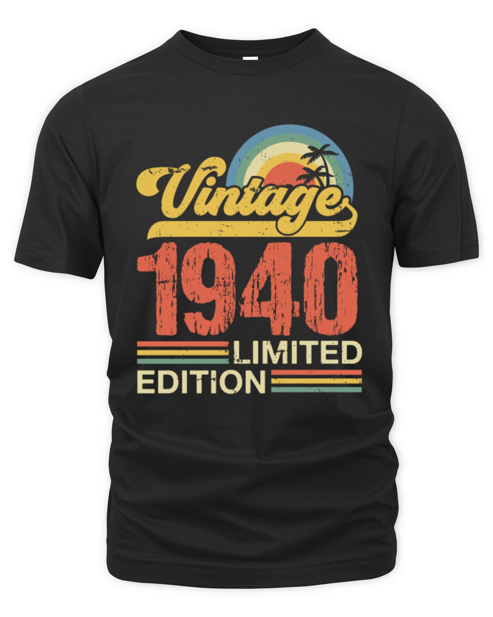 Retro Vintage 1940 Limited Edition Organic Unisex T-shirt