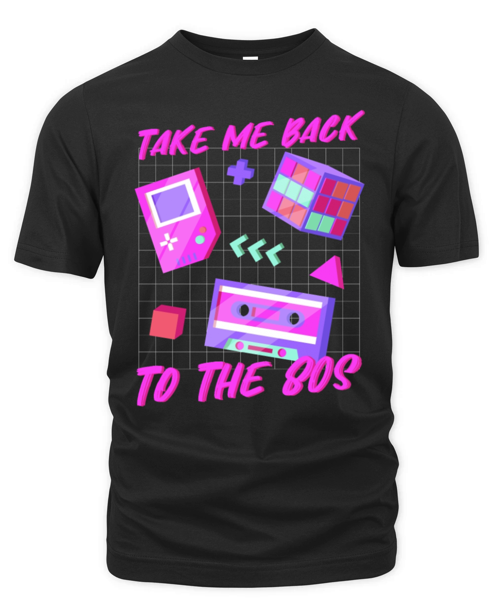 Take Me Back To The 80s Retro Organic Unisex T-shirt