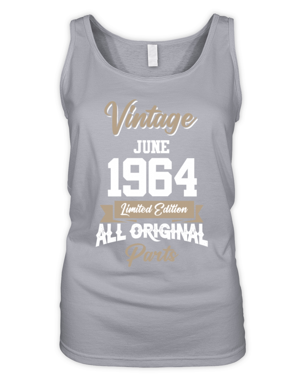 June 1951 Vintage Birthday Present Organic Women's Tank Top