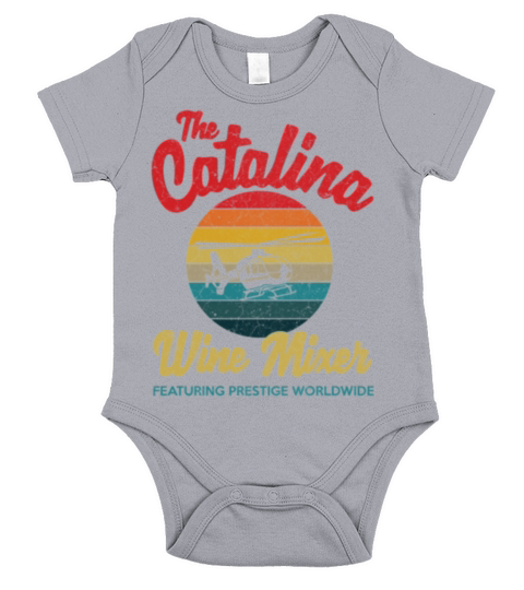 catalina wine mixer vintage retro distressed Ess Short Sleeve Baby One-Piece